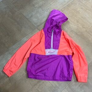 Columbia half-zip windbreaker